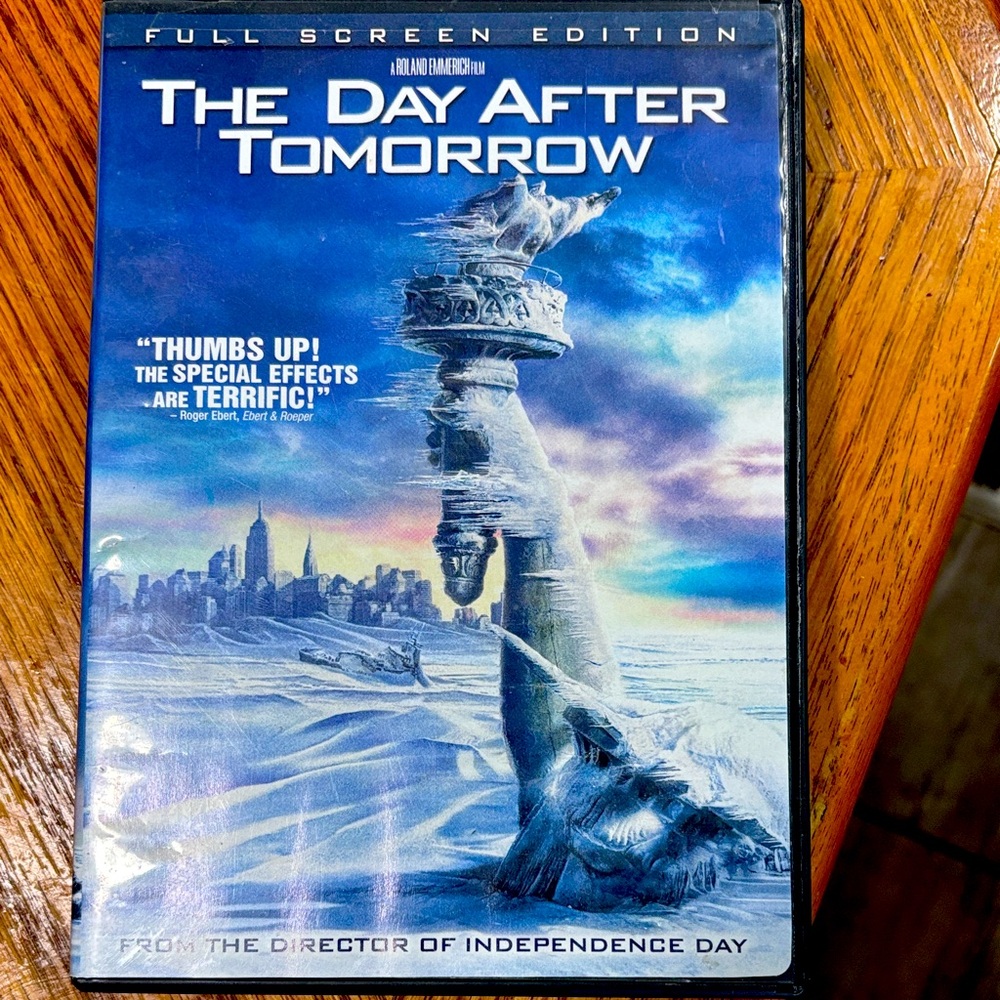 The Day After Tomorrow DVD